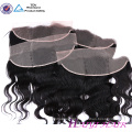 Reines peruanisches Haar gerade Stil 13 * 4 natürliche Haarlinie kambodschanischen Spitze frontal Haar